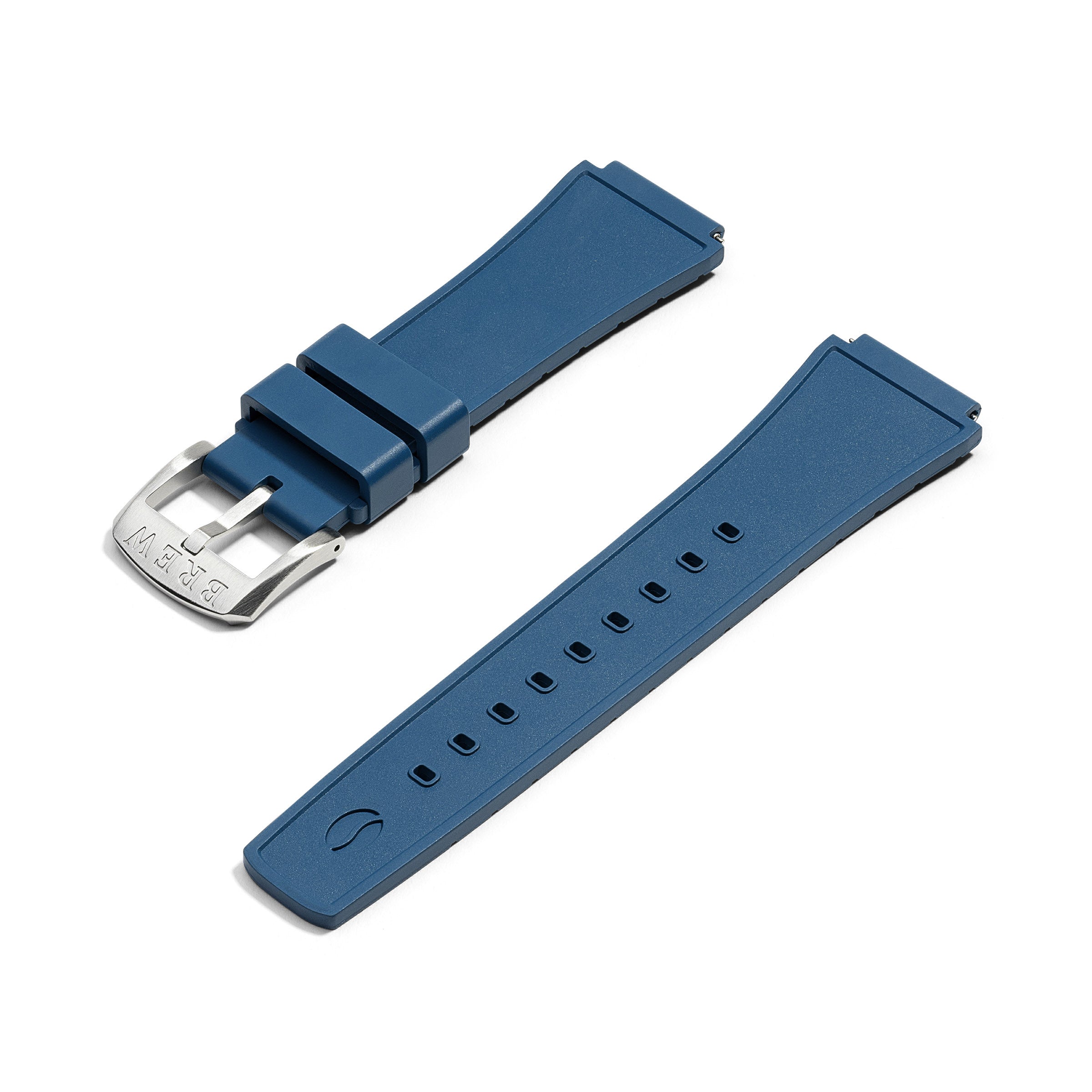 Metric - Blue Rubber Strap 20mm