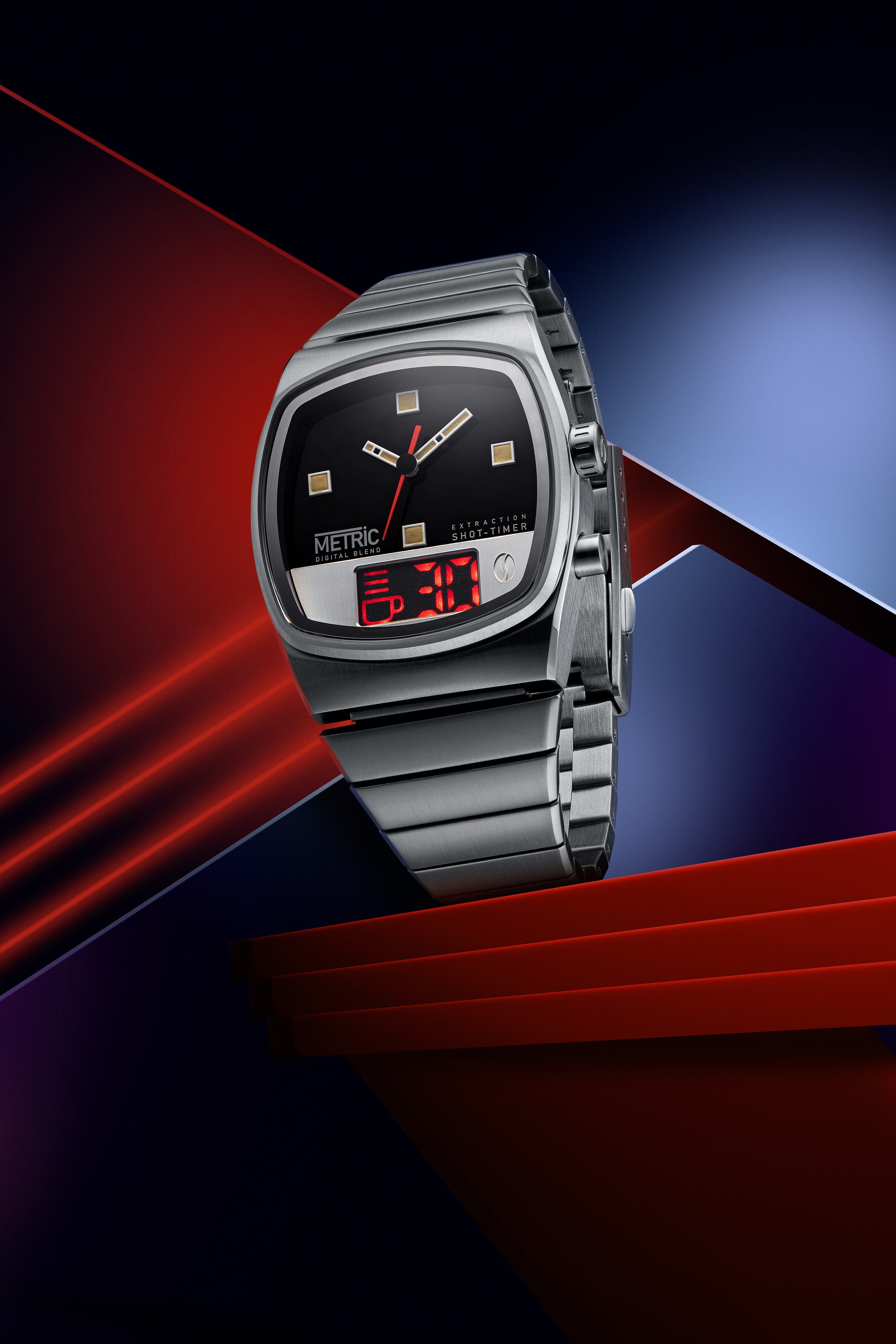 Metric - Digital Blend Analog-LED Watch