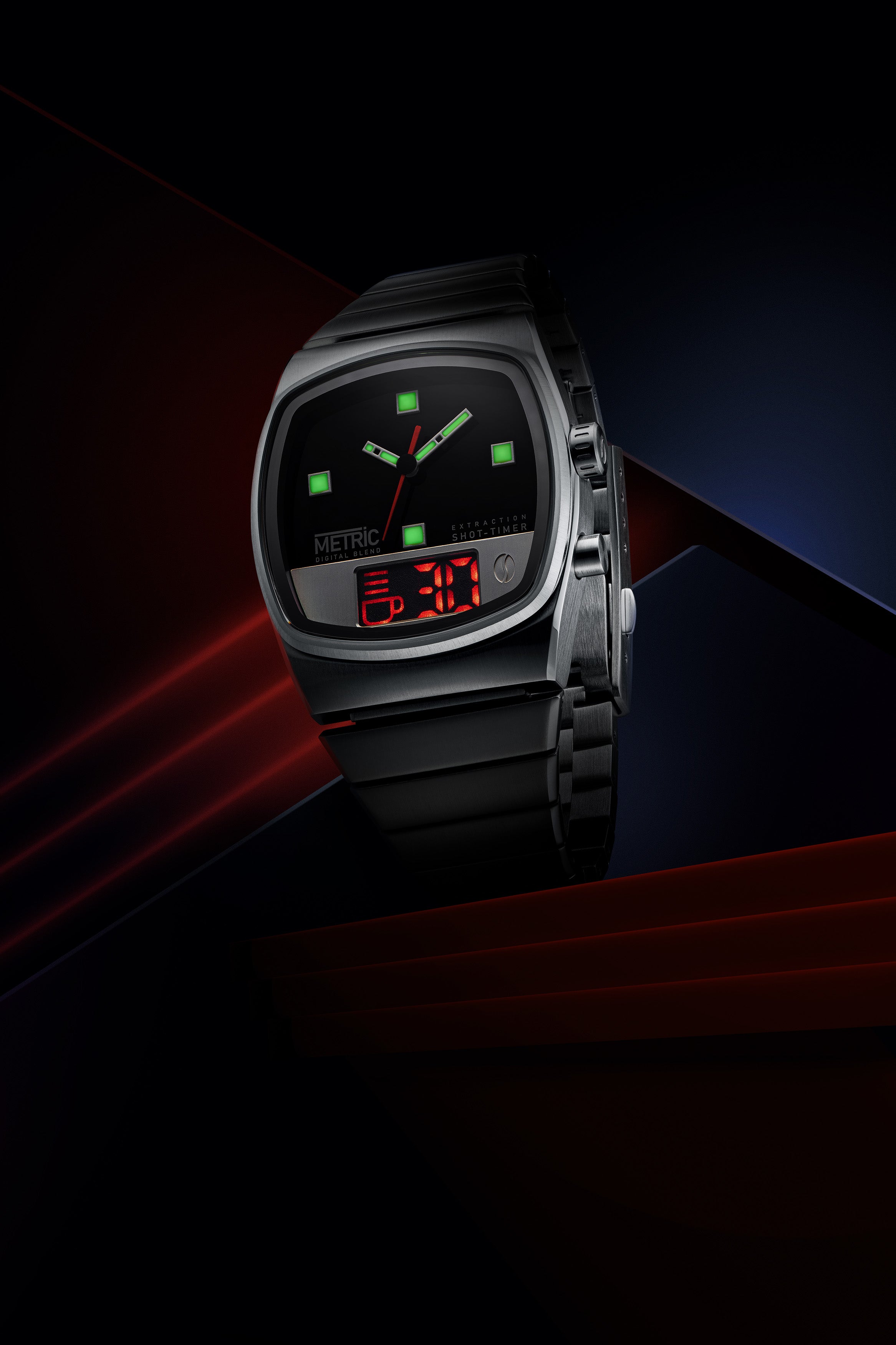 Metric - Digital Blend Analog-LED Watch