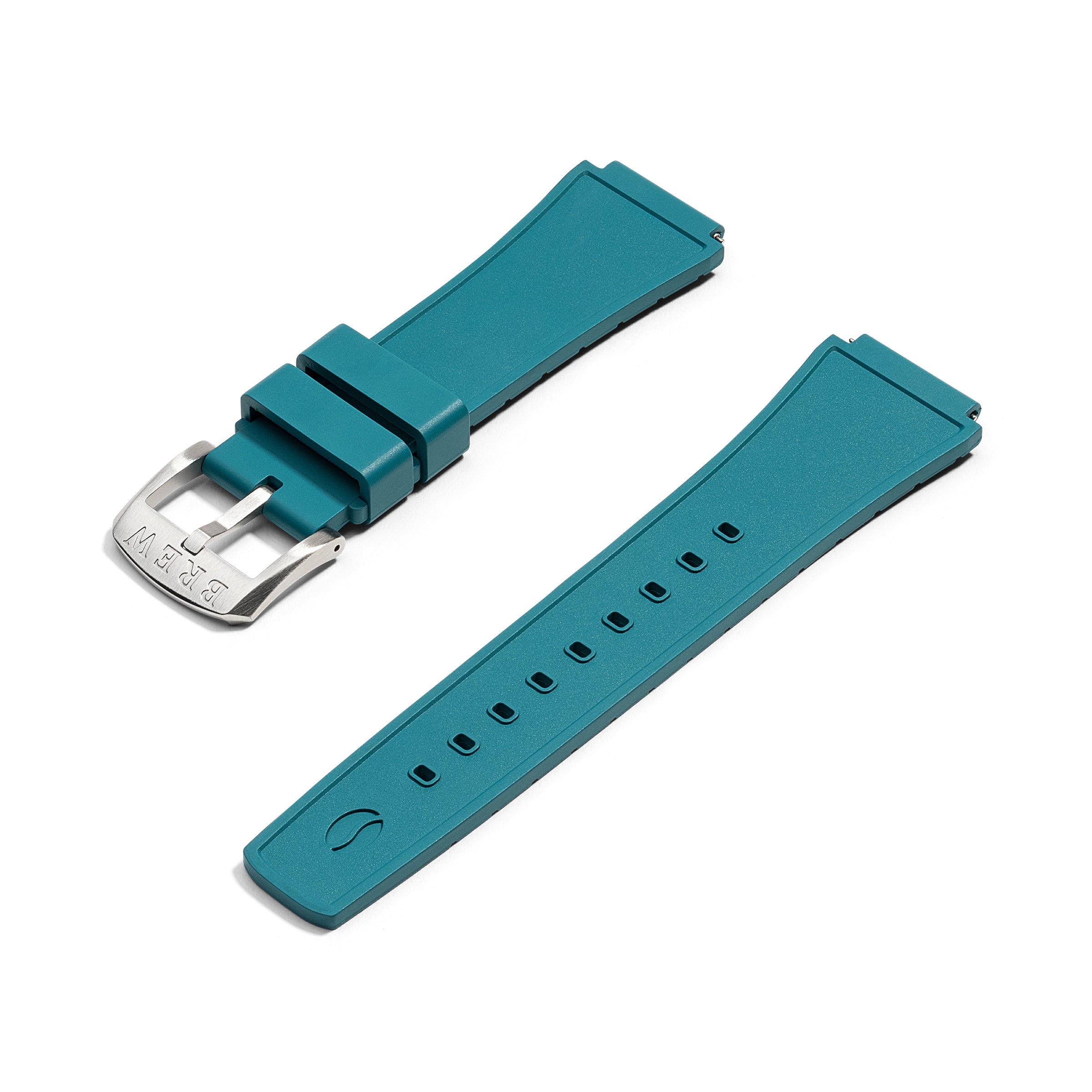 Metric - Teal Rubber Strap 20mm
