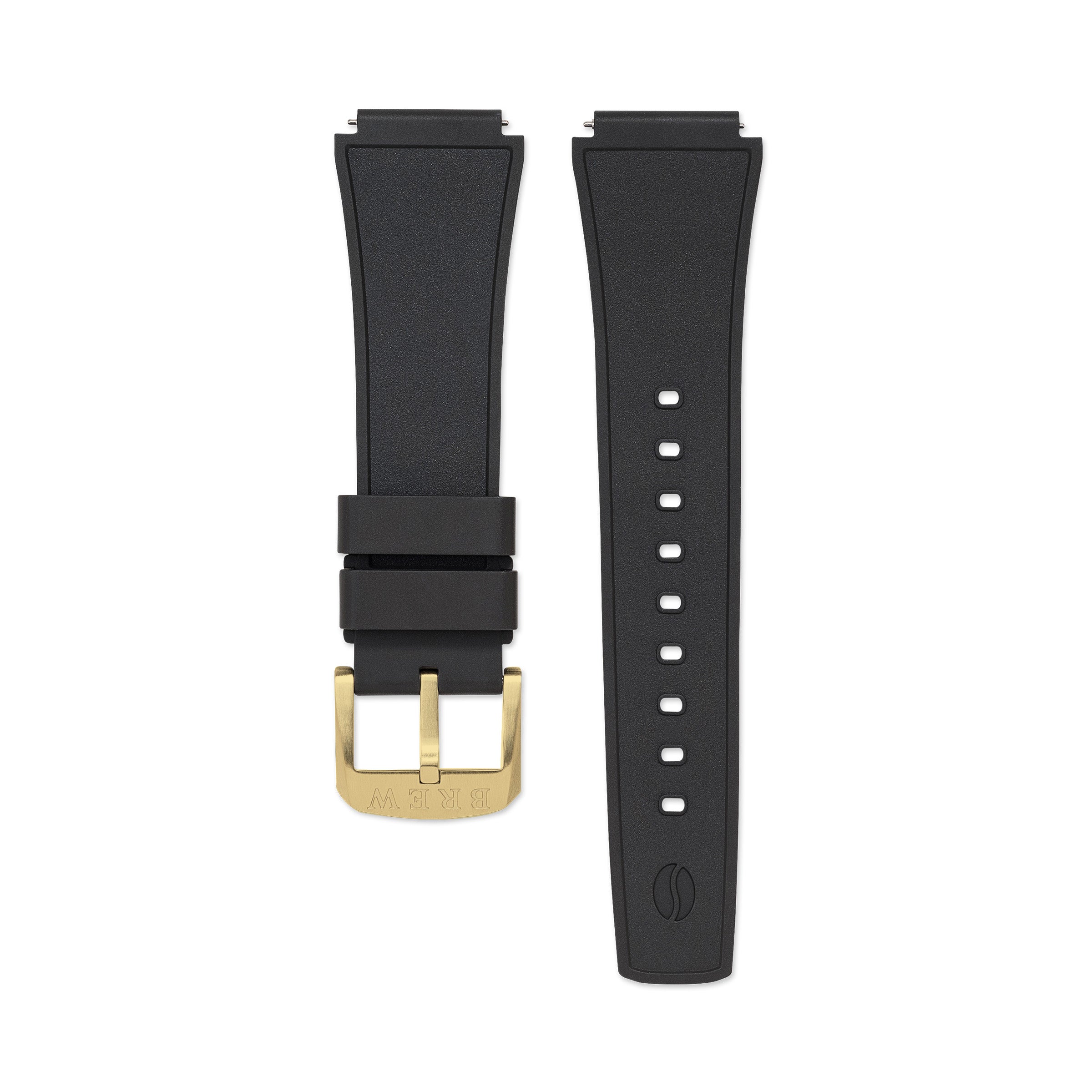Metric - Black Rubber Strap 20mm