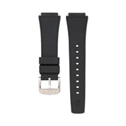 Metric - Black Rubber Strap 20mm