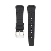Metric - Black Rubber Strap 20mm