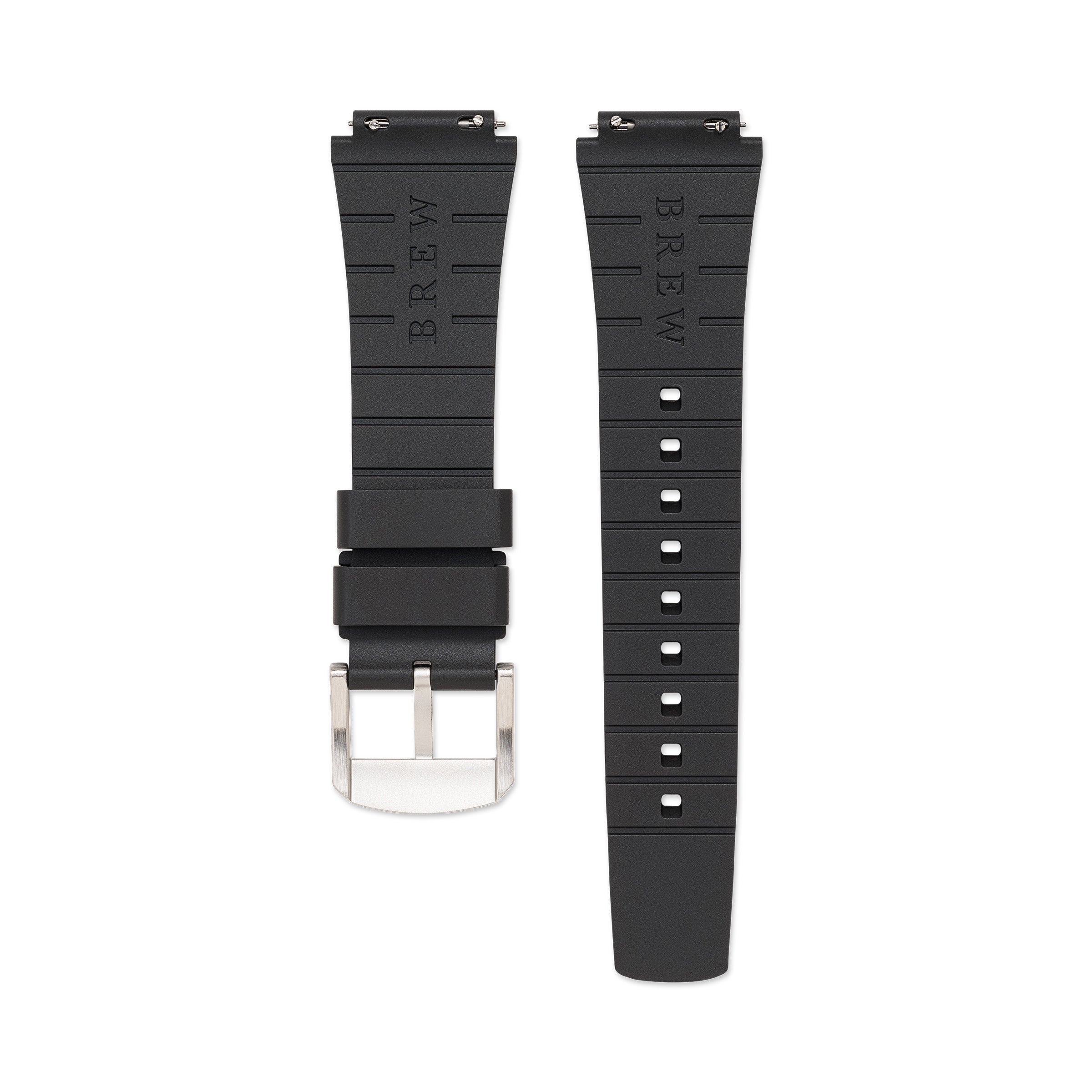 Metric - Black Rubber Strap 20mm