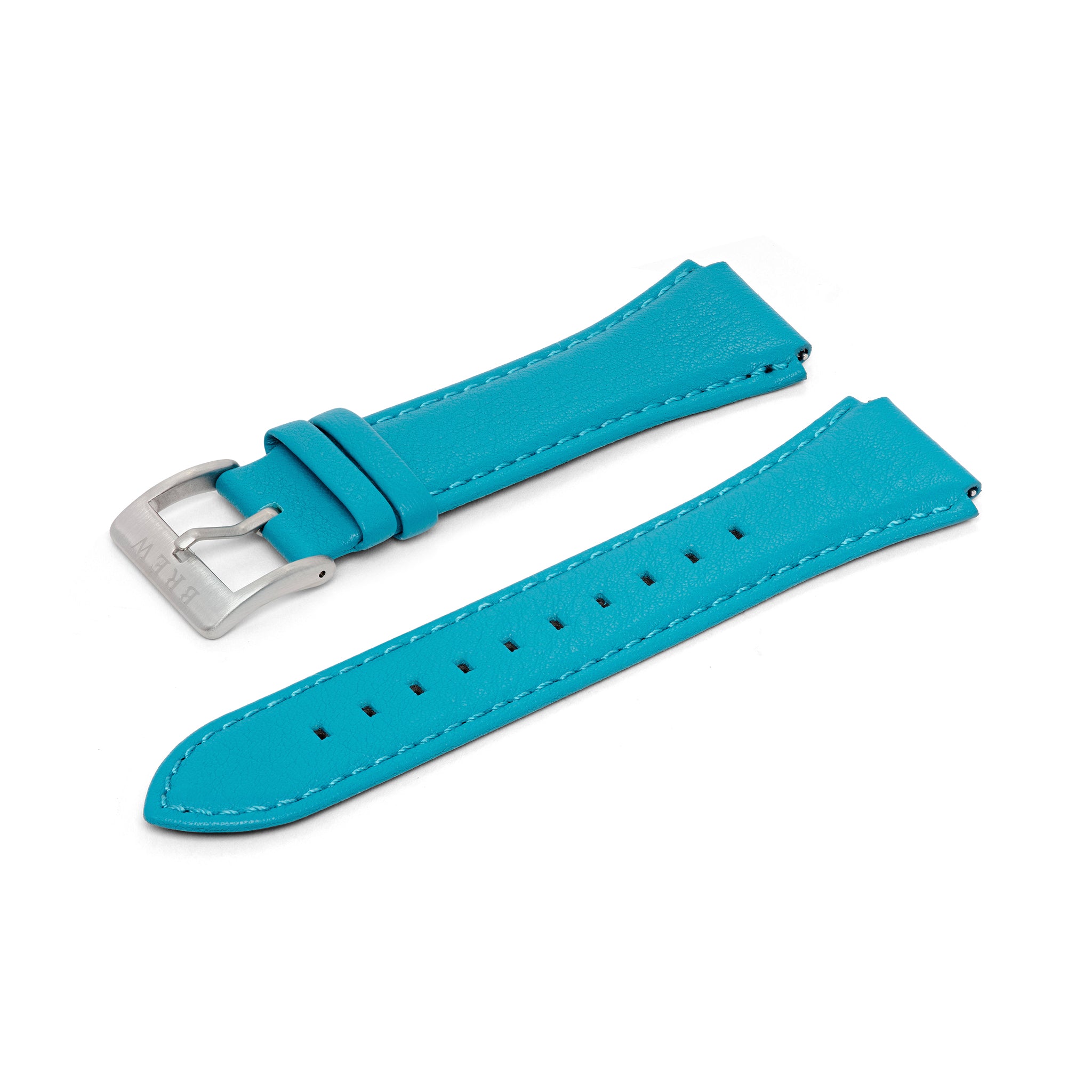 Metric Leather Strap in Teal 19.50mm