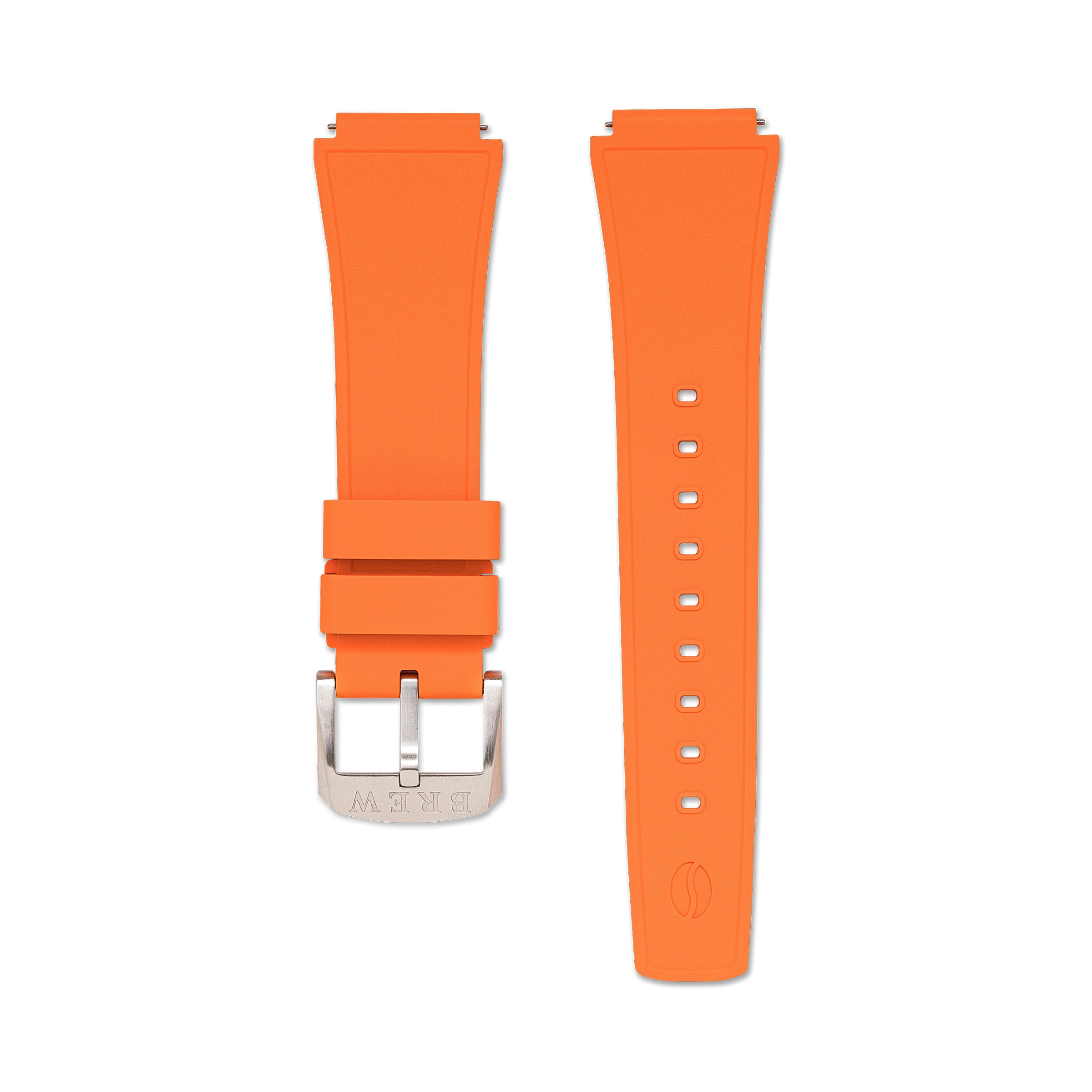 Metric - Orange Rubber Strap 20mm