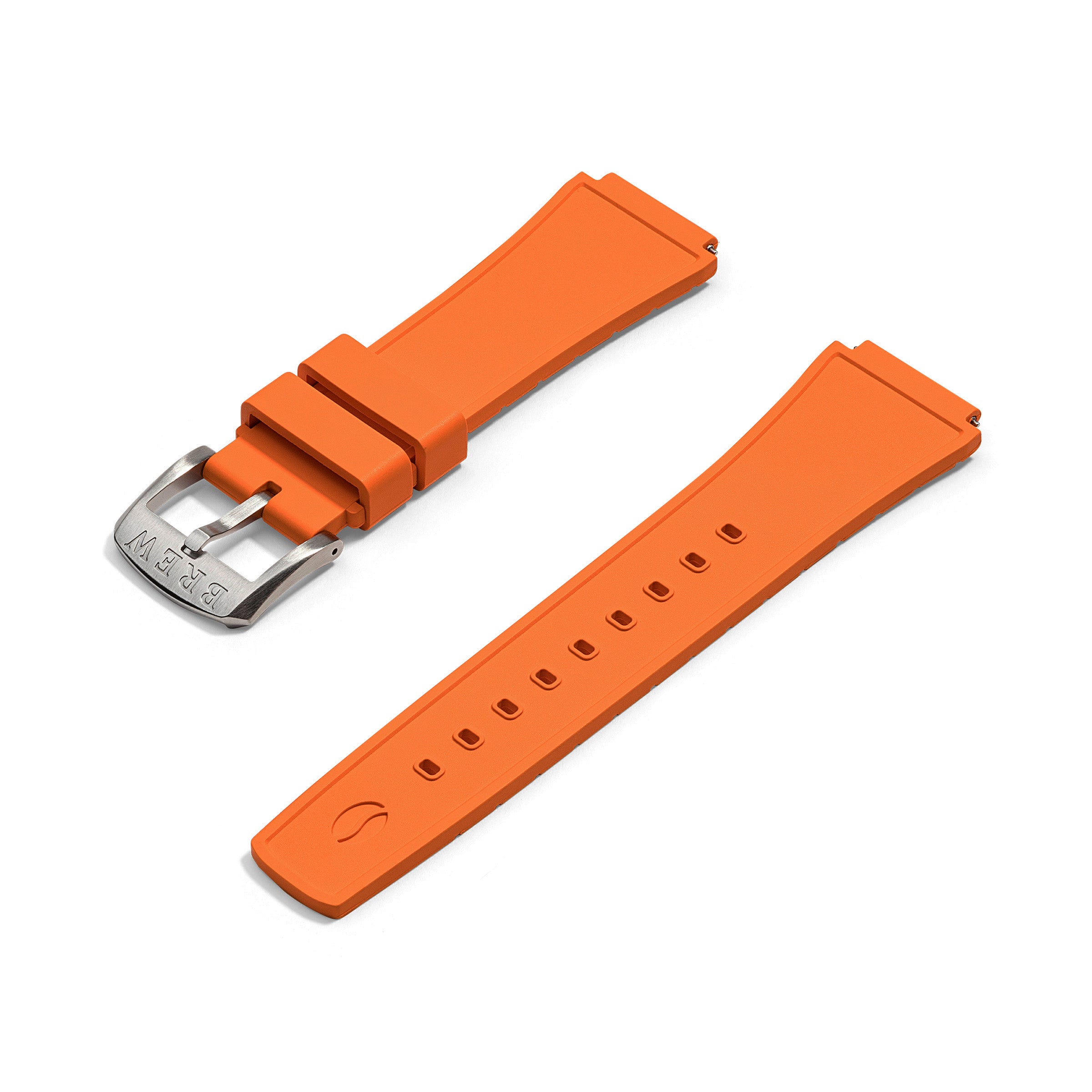 Metric - Orange Rubber Strap 20mm