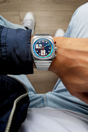 Super Metric - Electric Blue Chronograph Watch