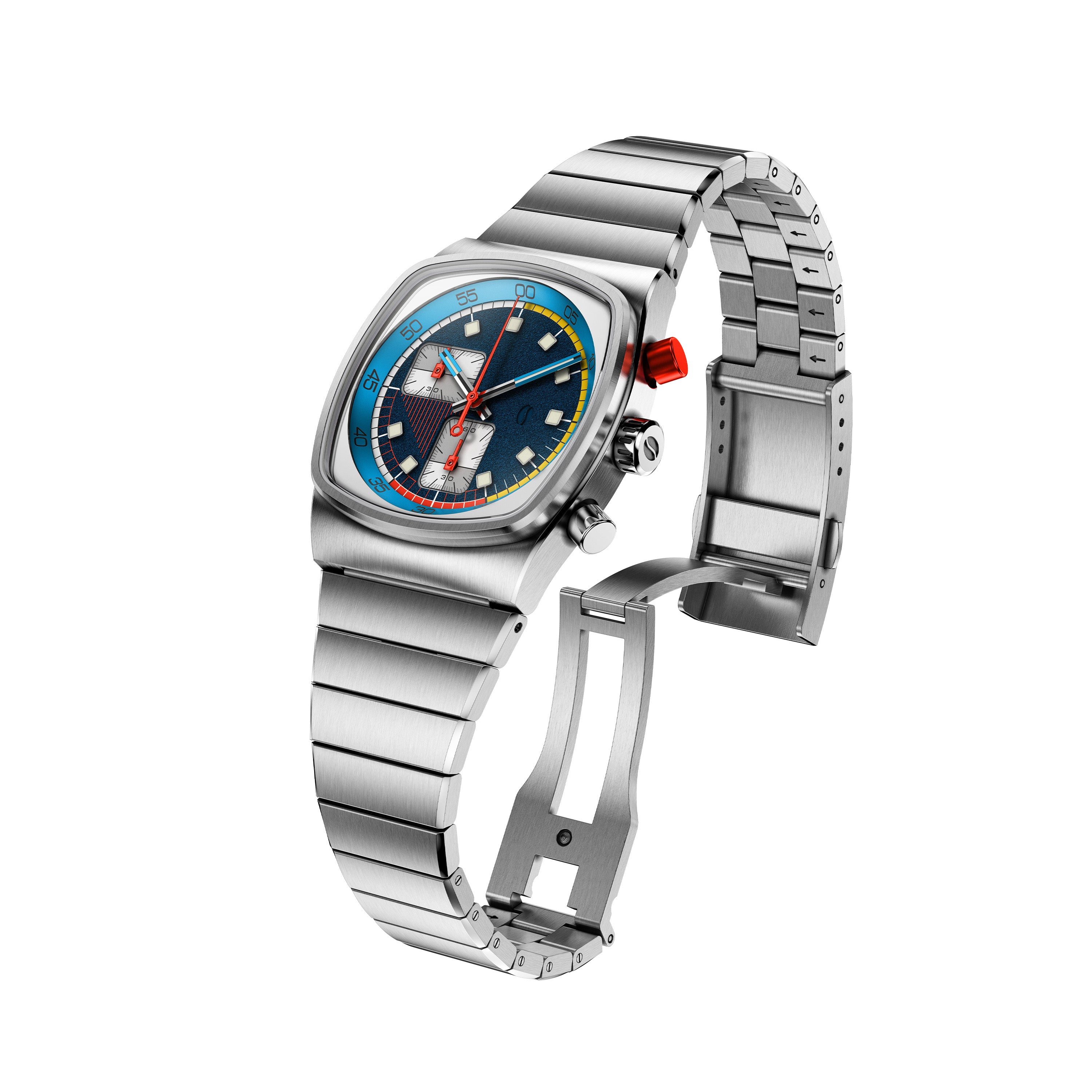 Super Metric - Electric Blue Chronograph Watch