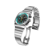 Metric - Teal & Yellow Chronograph Watch