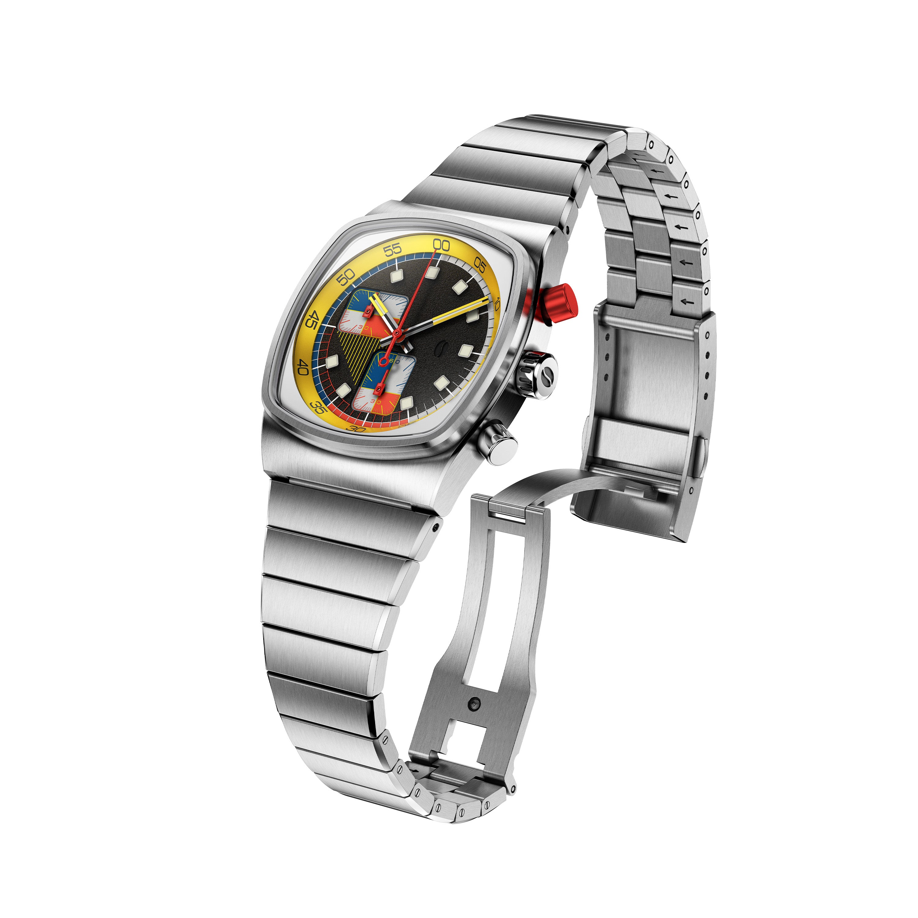 Super Metric -  Lumina Yellow Chronograph Watch