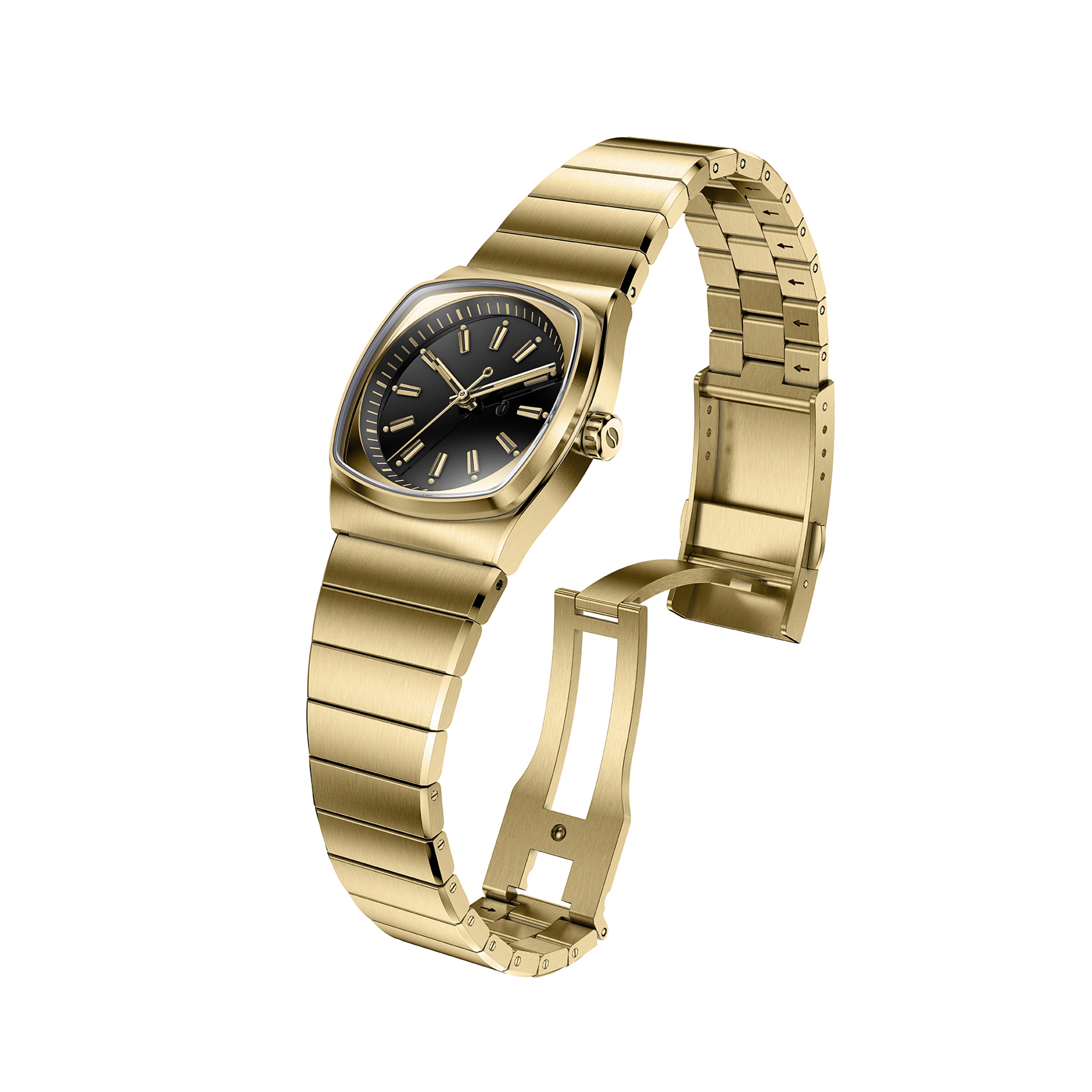 Metric Lite - Gold and Black Automatic Watch