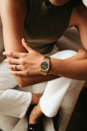 Metric Lite - Gold and Black Automatic Watch