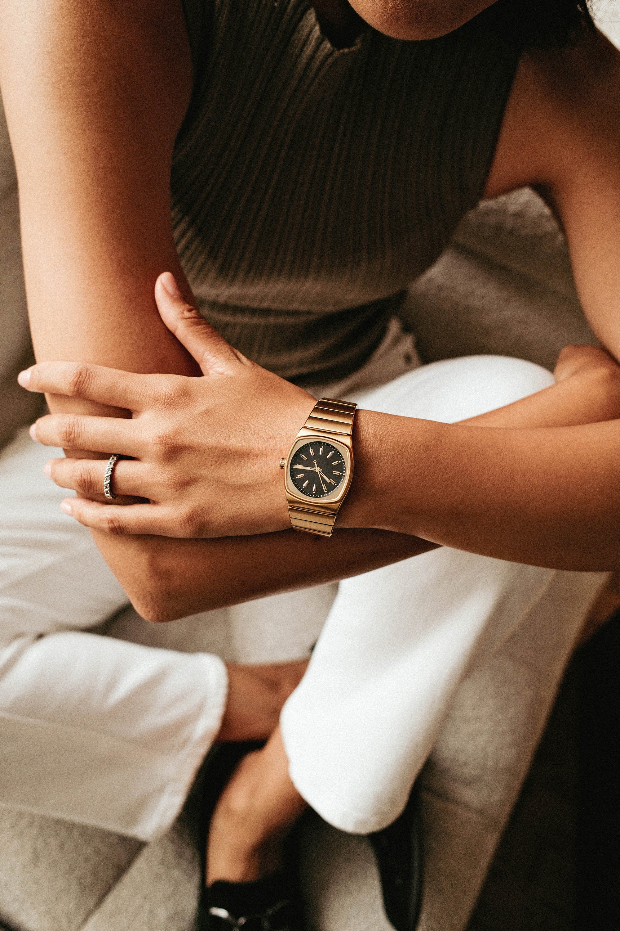 Metric Lite - Gold and Black Automatic Watch