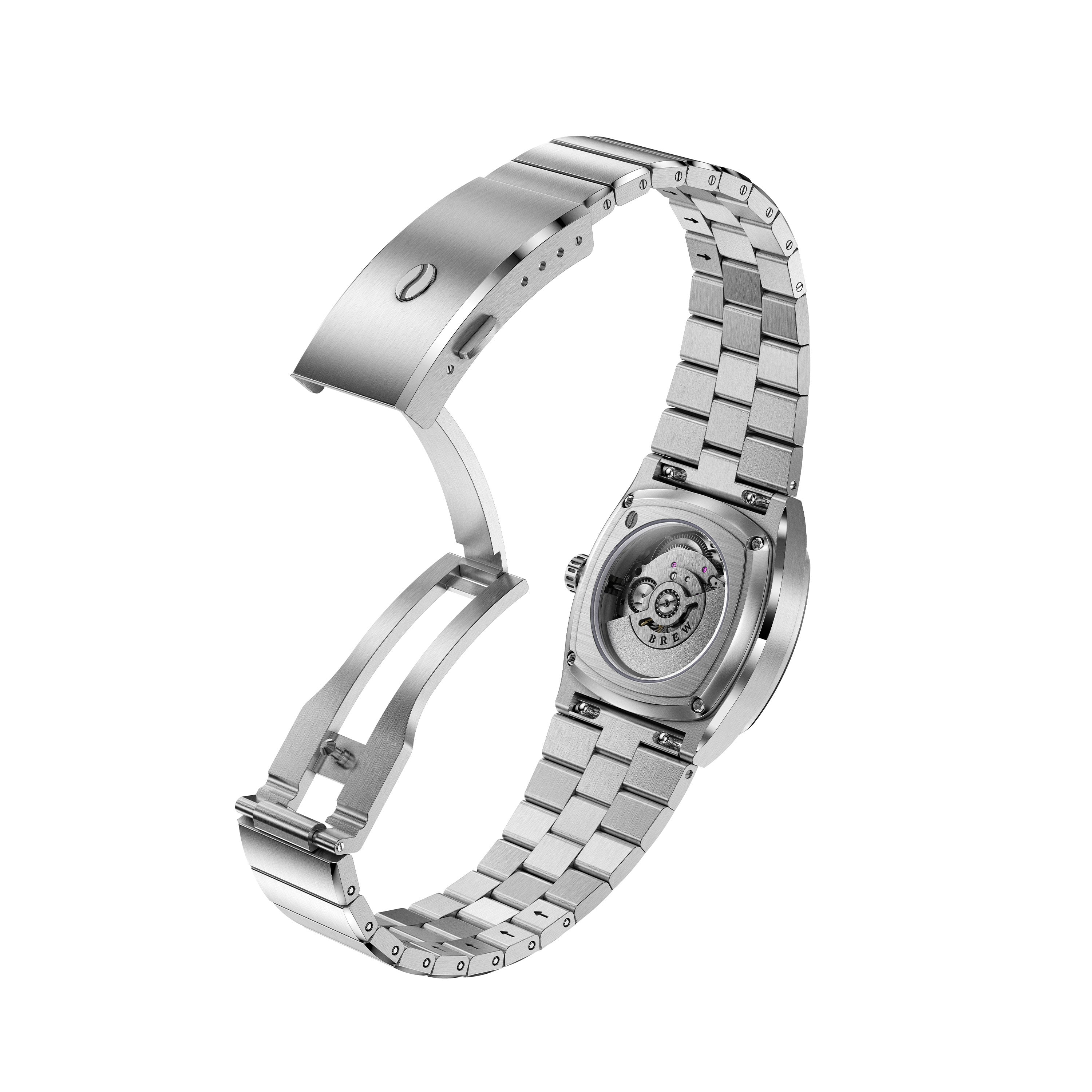 Metric Lite - Silver and Black Automatic Watch