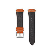 Metric Leather Strap in Coral Orange 19.50mm