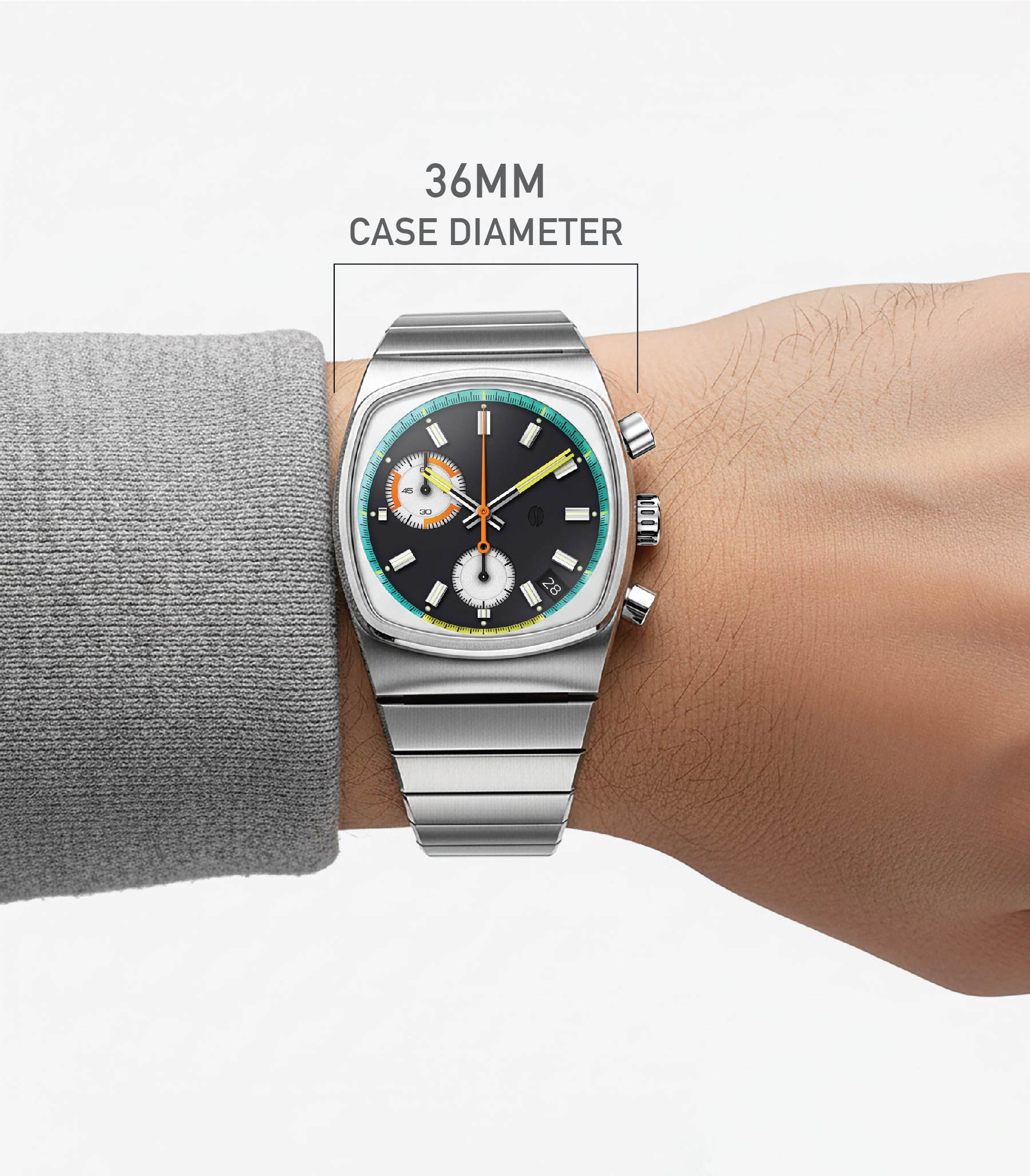 Metric - Retro Dial Chronograph Watch