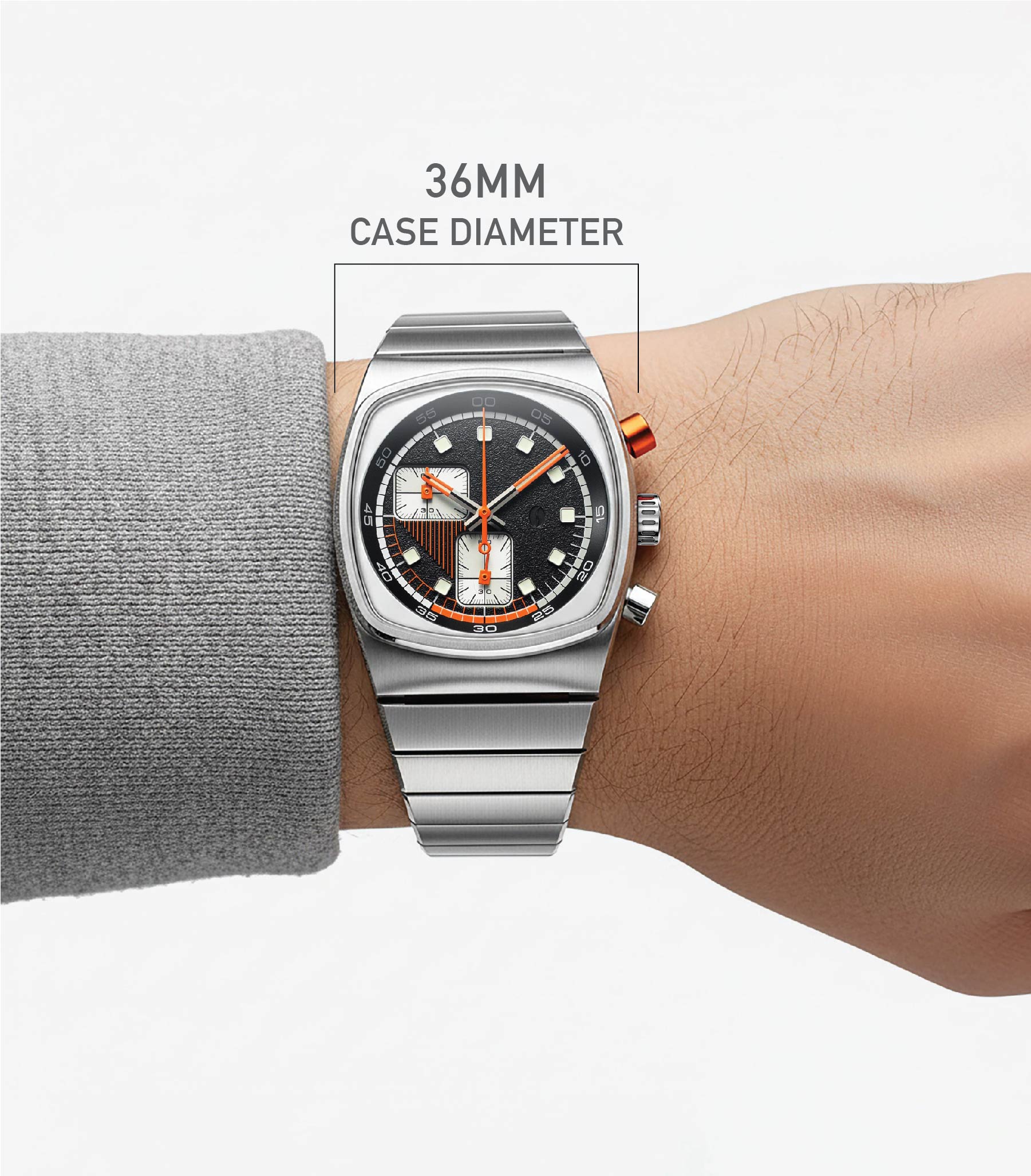 Super Metric - Burnt Orange Chronograph Watch