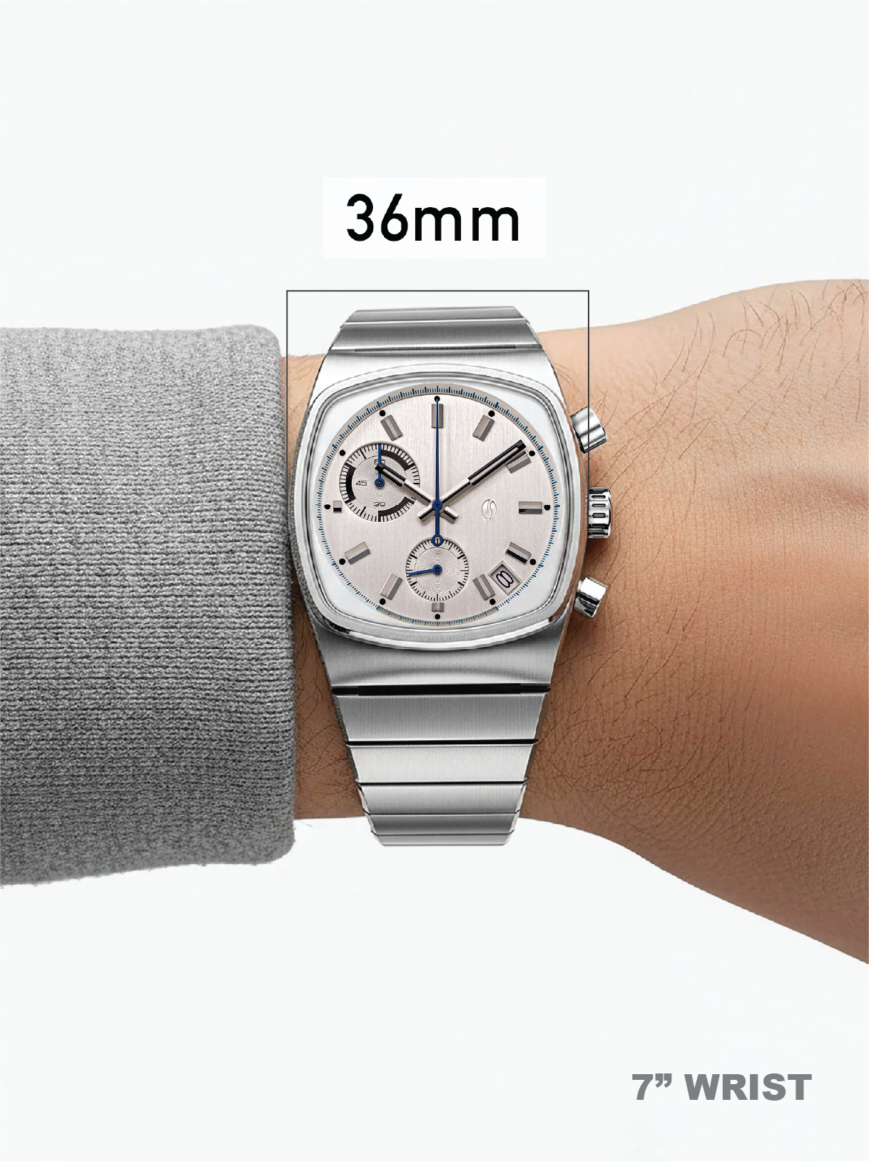 Metric - Steel Dial Chronograph Watch
