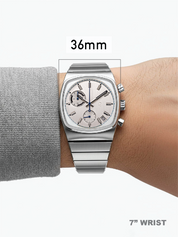 Metric - Steel Dial Chronograph Watch