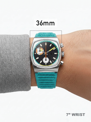 Metric - Teal Suede Strap 19.50mm